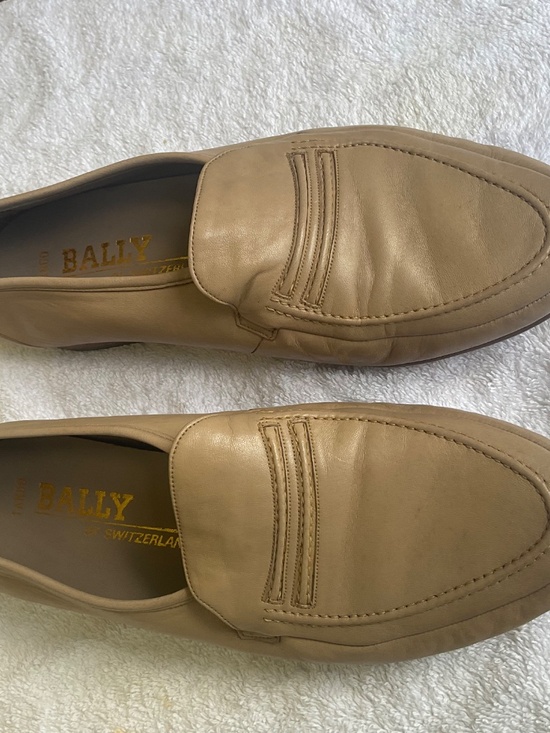Bally Men’s Swiss Made Shoes Tan Loafers US 8 Vintage From Mid 1980’s main image 4